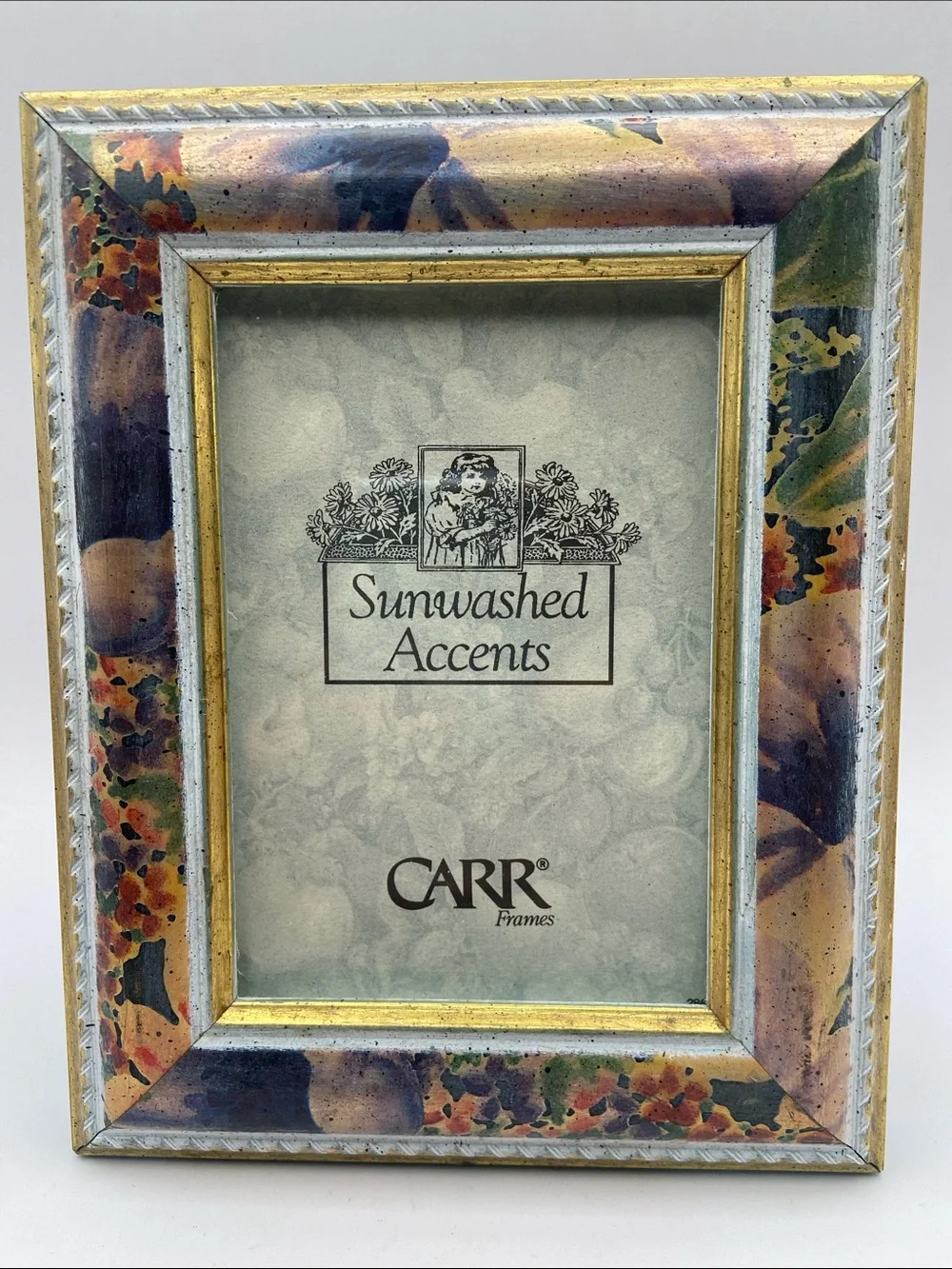 VintageSunwashed Accents by Carr Multicolor Decorative Picture Frame Cottagecore